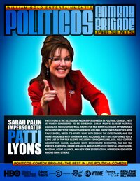 Governor Sarah Palin Impersonator Patti Lyons Promotional One-Sheet