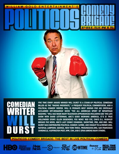 Will Durst Political Comedian, Writer
