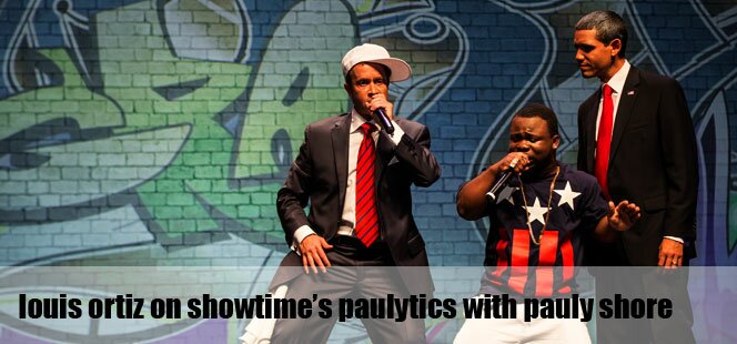 Obama Impersonator Louis Ortiz Performing In Showtime's Paulytics With Pauly Shore